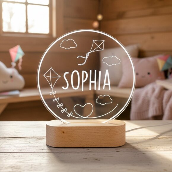 Custom Kite LED Lamp – Unique Playful Nightlight for Kids’ Rooms - Picture 8 of 8